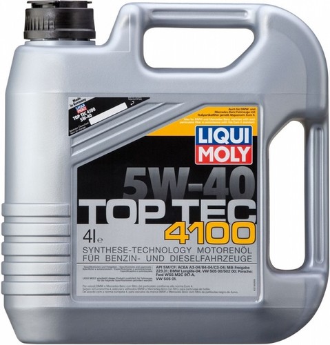 LIQUI MOLY 7547 LM Top Tec 4100 5W-40 SNCF, C3 Масло моторное синт. 4л